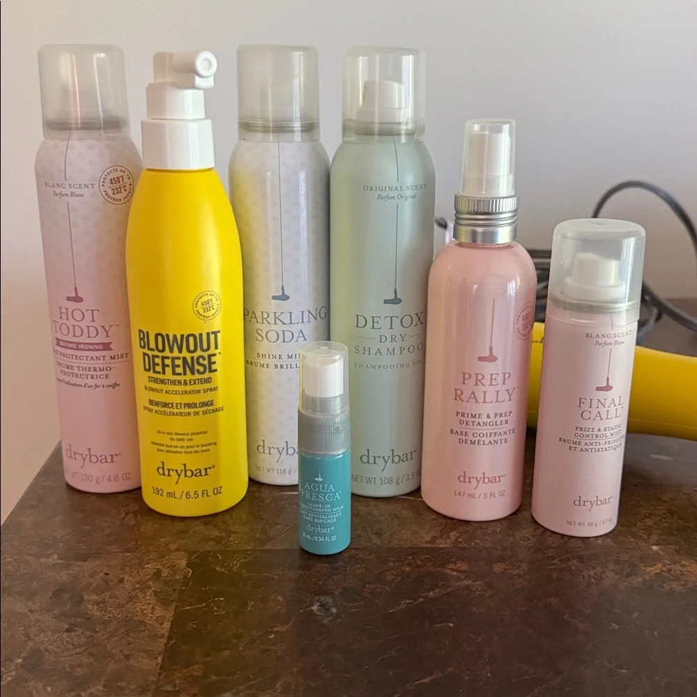 Drybar assorted hair care set. This has been used a few times.